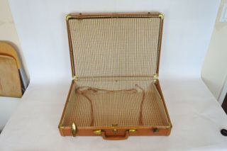 Vintage Hardshell Suitcases Set Samsonite Shwayder Bros Brown Honey Style 4621 7