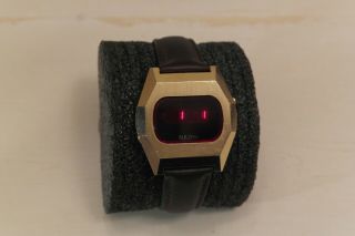 VINTAGE BULOVA COMPUTRON LED WATCH 2