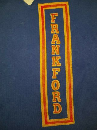 Vintage Bukta Frankford Youth Soccer Jersey Single Stitch Size 26 Made in UK 3