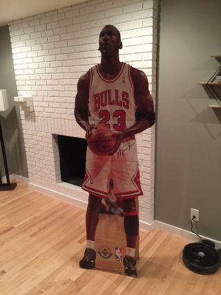 Vintage Rare Upper Deck Nba Michael Jordan Life Size Standup Standee Cutout