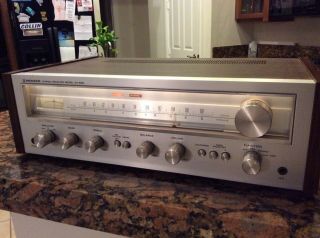 Vintage Solid State Pioneer Sx - 550 Am/fm Stereo Receiver Amplifier