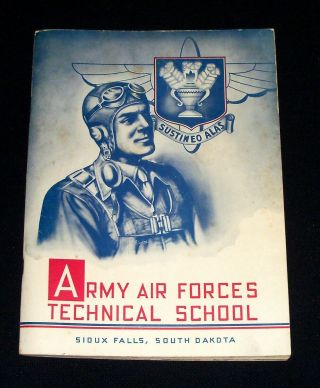 World War Ii Army Air Forces Sioux Falls Sd Technical Radio School Class Book