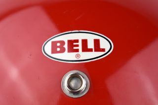VTG ' 75 BELL RT MAGNUM TOPTEX MOTORCYCLE CAR RACING RED HELMET 7 1/8 6