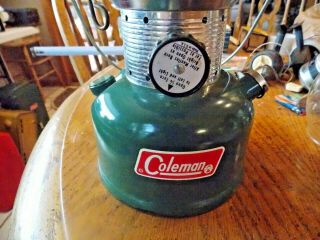 Vintage Coleman 228F Lantern with big top NEAR 2