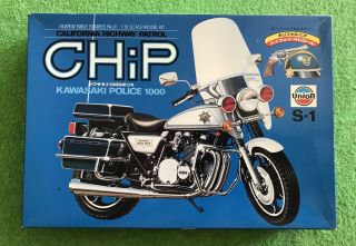 Rare Union S - 1 Japanese Vintage Chips Motorcycle Model Kawasaki 1/15 1:15 Scale