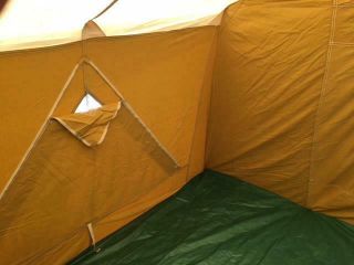 Vintage Coleman Canvas Camping Tent 13 ' X 8 ' Model 8492 - 840 11