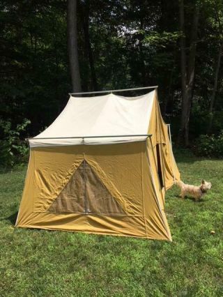 Vintage Coleman Canvas Camping Tent 13 ' X 8 ' Model 8492 - 840 3