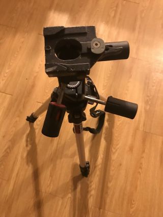 Bogen 3021 Camera Tripod Vintage Manfrotto With 3047 Head Made In Italy Rare Htf