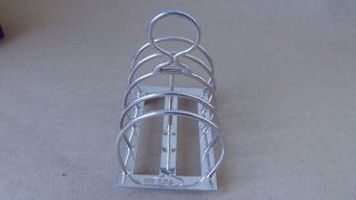 EDWARDIAN STERLING SILVER TOAST RACK 1910,  97 GRAMS 5