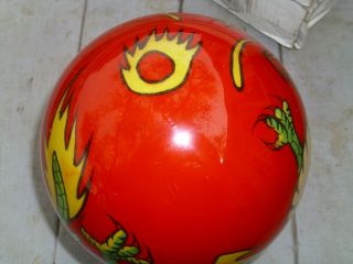 Vintage NIB EBONITE OPTYX Chinese DRAGON 16LB.  UNDRILLED Bowling Ball 6