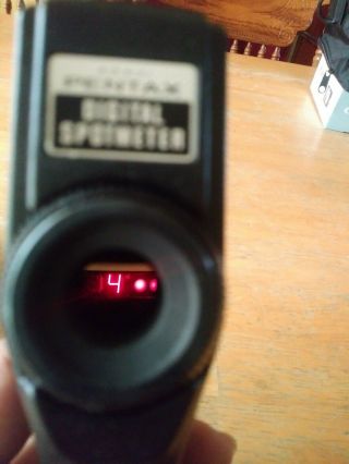 Vintage Pentax Digital Spotmeter with case 5