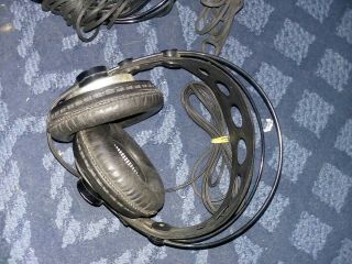 3 Vintage AKG K 141 & (2) K 240 Studio Headband Headphones - Black/Gold/Silver 6