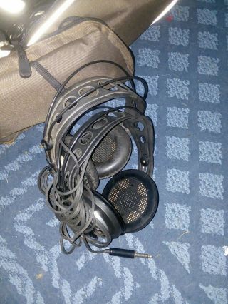 3 Vintage AKG K 141 & (2) K 240 Studio Headband Headphones - Black/Gold/Silver 8