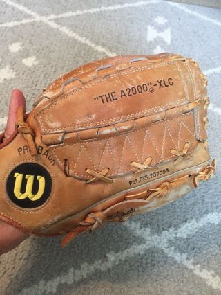 Vintage The Wilson A2000 Xlc Baseball Glove Made In Japan Rht