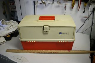 Vintage Plano 747m Trauma Box Medical Ems/emt 20 " Fishing Tackle,  Any Storage