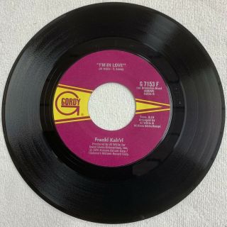 Franki Kah’rl I’m In Love/Don’t Fan The Flame Rare Motown Vinyl Funk Soul 1976 3
