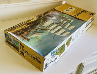 Vintage 1974 Revell - Thermopylae Sailing Clipper Ship H - 390 36” Long 8