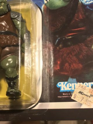 Vintage Star Wars Gamorrean Guard 65 Card Back MOC ROTJ Rancor Luke Jabva 2