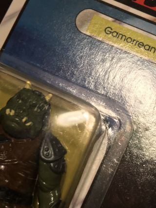 Vintage Star Wars Gamorrean Guard 65 Card Back MOC ROTJ Rancor Luke Jabva 3