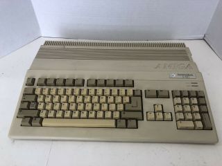 , Vintage Commodore Amiga 500 Computer From Late 1980s