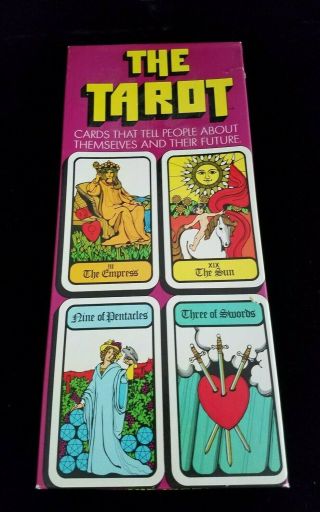 Vintage The Tarot Deck Hoi Polloi 1972 Reiss 1973 Complete 78 Cards Book Box Euc