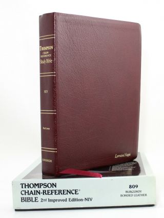 Thompson Chain - Reference Bible 2nd Edition Niv Vtg Bonded Leather B Kirkbride