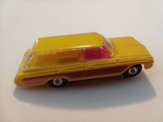 Vintage Aurora Vibrator 1962 Ford Country Squire Station Wagon T - Jet Ho Slot Car