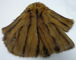 Barr & Beards Muskrat Fur Doll Coat 14 