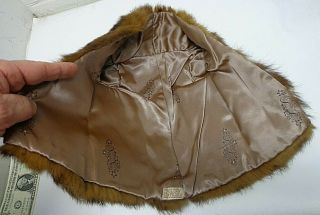 Barr & Beards Muskrat Fur Doll Coat 14 