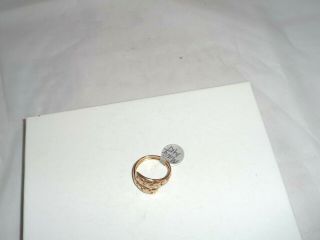 Vintage Ming ' s Ladies 14k Yellow Gold Ring Flower Design 4.  19 grams Size 7 1/2 6