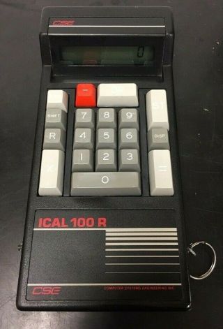 Vintage Cse Inventory Calculator Ical 100r,  Computer Systems Engineering