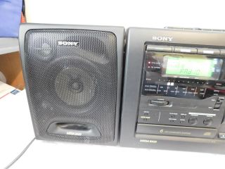 Vintage Sony boombox CFD - 600 CD Compact Changer Disc Cassette Am/FM Nicely 2