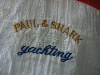 Vintage 80s Paul & Shark Yachting Jacket Gilet Nylon Windbreaker Italy (Size L) 5