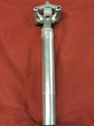 1970 ' s Vintage Campagnolo Patent 1044 Nuovo Record Seat Post 27.  2 mm x 215 mm 6