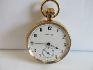 Vintage Swiss Made 17 Jewelled Pocket Watch Near And