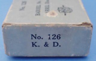 VINTAGE K&D No.  126 MAINSPRING WINDER FOR POCKET WATCH REPAIR TOOLS 5