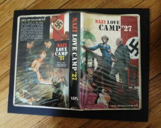NAZI LOVE CAMP 27 1977 VIDEO CITY PRODUCTIONS Big Clamshell Box RARE VHS 2