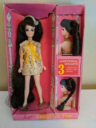 Vintage Htf Topper Dawn Doll Angie Head To Toe