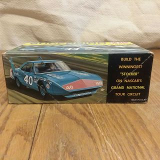 RARE JO - HAN SUPERBIRD BY PLYMOUTH STOCK OR NASCAR MOLDED IN PETTY BLUE GC - 1470 4