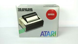 Vintage Atari 1020 Color Printer Box W/accessories