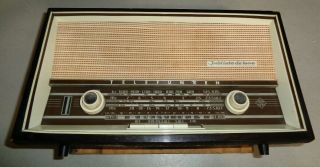 Vintage Telefunken Jubilate de Luxe model 5461W West Germany Tube Radio 8