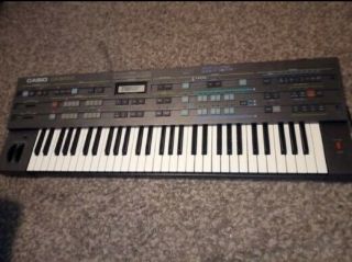 Vintage Casio Cz - 5000 Synthesizer Keyboard Midi