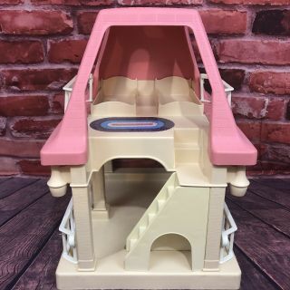 Vintage Little Tikes Grandma’s House Pink Roof Dollhouse Grandparent’s Cottage 6