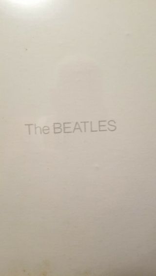 The Beatles White Album FACTORY Vintage 1980 ' s 2LP Set Capitol SWBO - 101 2