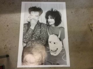 The Cure Robert Smith Siouxsie 1990s 25 X 35 Uk Poster Nmint Rare Vtg Htf