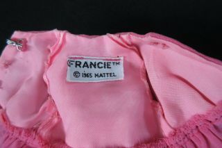 Vintage Barbie FRANCIE - TWO FOR THE BALL 1232 Pink Evening Coat 3
