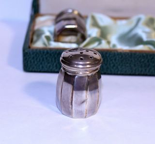 Vintage Sterling Silver Salt and Pepper Shakers,  Vintage Wedding Decor 7