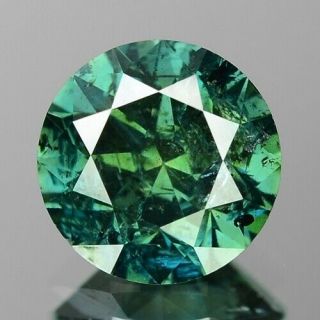 1.  50 Cts Rare Sparkling Fancy Green Color Natural Loose Diamond