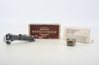 Vintage Univex Mercury Range Finder No M - 44 W Instructions Near V05