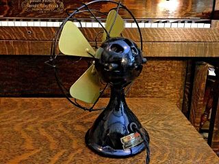 Menominee Electric Ball Fan Antique Vintage Old Restored 4